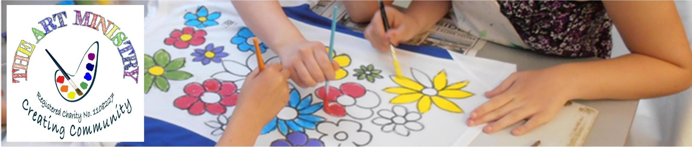 Art Ministry Logo and Registered Charity Number: 1108227